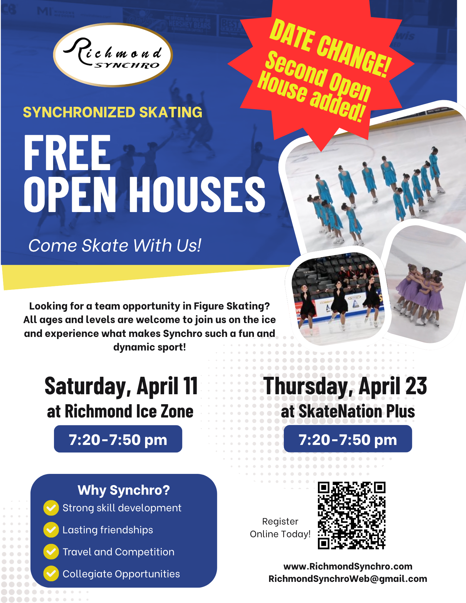 Open House New Dates